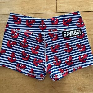 Savage Barbell anchor shorts
